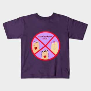 valentine fingers 3 Kids T-Shirt